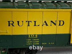 Train miniature Lionel HO Scale 0864-125 Rutland Box Car Jouet de chemin de fer dans sa boîte