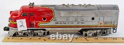 Vintage Lionel 148 O échelle Santa Fe Diesel Locomotive Modèle Train 2343