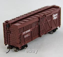 Wagon tremie Bachmann & wagon couvert et voiture a bestiaux 187 echelle HO Modele de train marchandises lot de 3 pièces