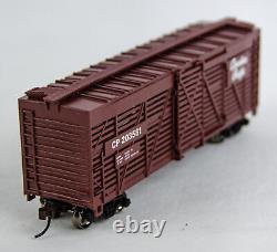 Wagon tremie Bachmann & wagon couvert et voiture a bestiaux 187 echelle HO Modele de train marchandises lot de 3 pièces